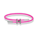 Bracelete de Cordão em H