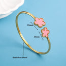 Bracelete Luxuoso Unissex Five-Leaf Flower